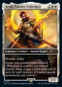 Xenk, Paladin Unbroken Secret Lair Drop - Dungeons and Dragons Frame